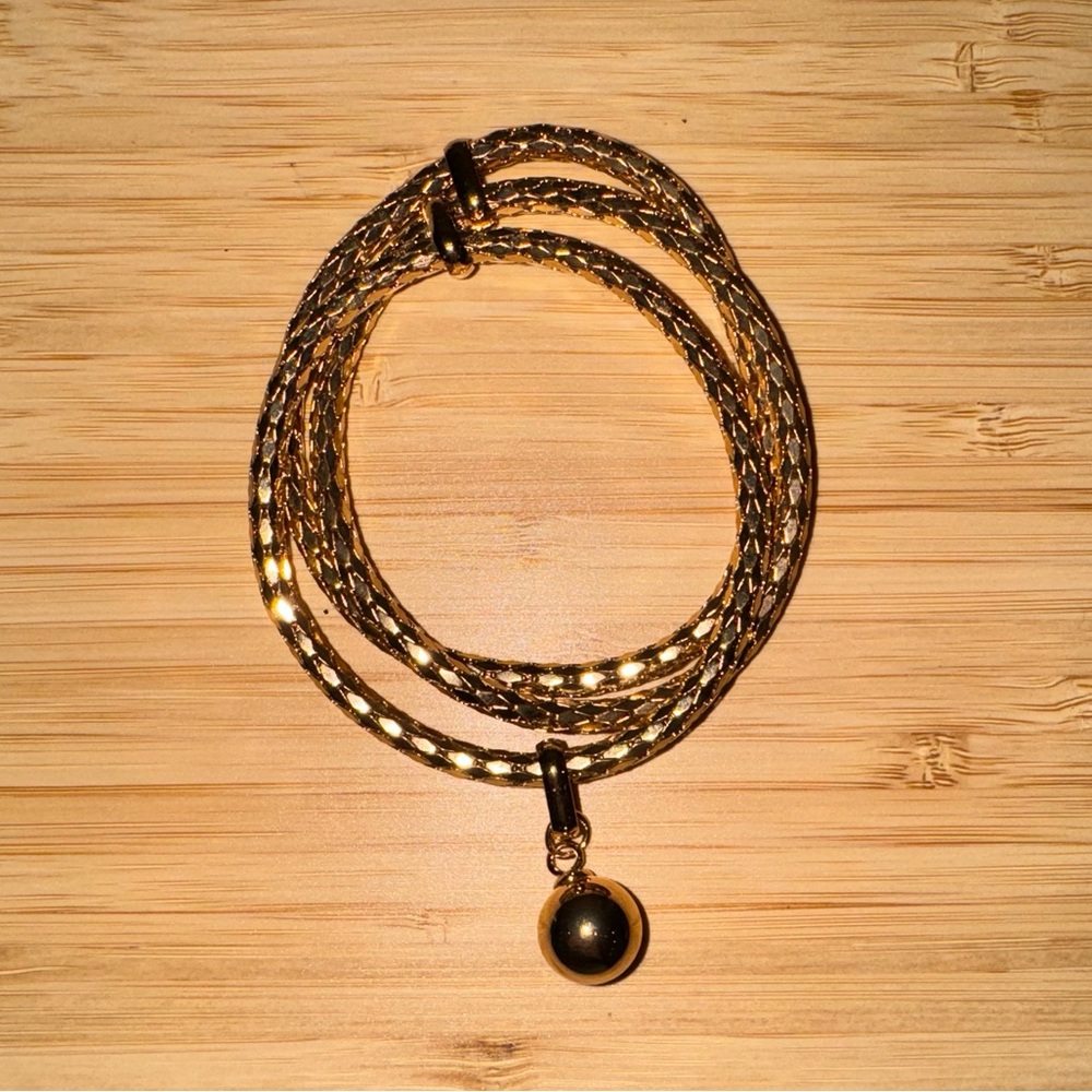Elegant Gold Wrap Bracelet NWOT